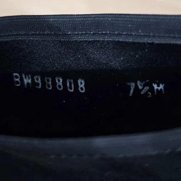 Stuart Weitzman Bootie Suede Womens Boot Black Stiletto Size Shoes Size 7.5 - Picture 10 of 12